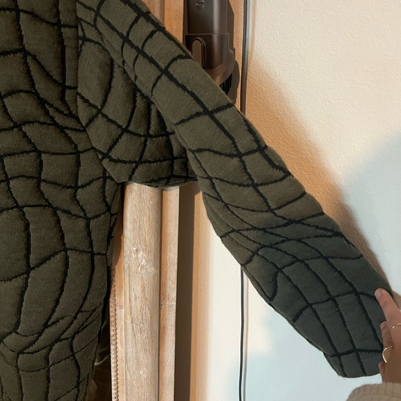 Lululemon Insulated jacquard cardigan - Army green green/black - Picture 5 of 6